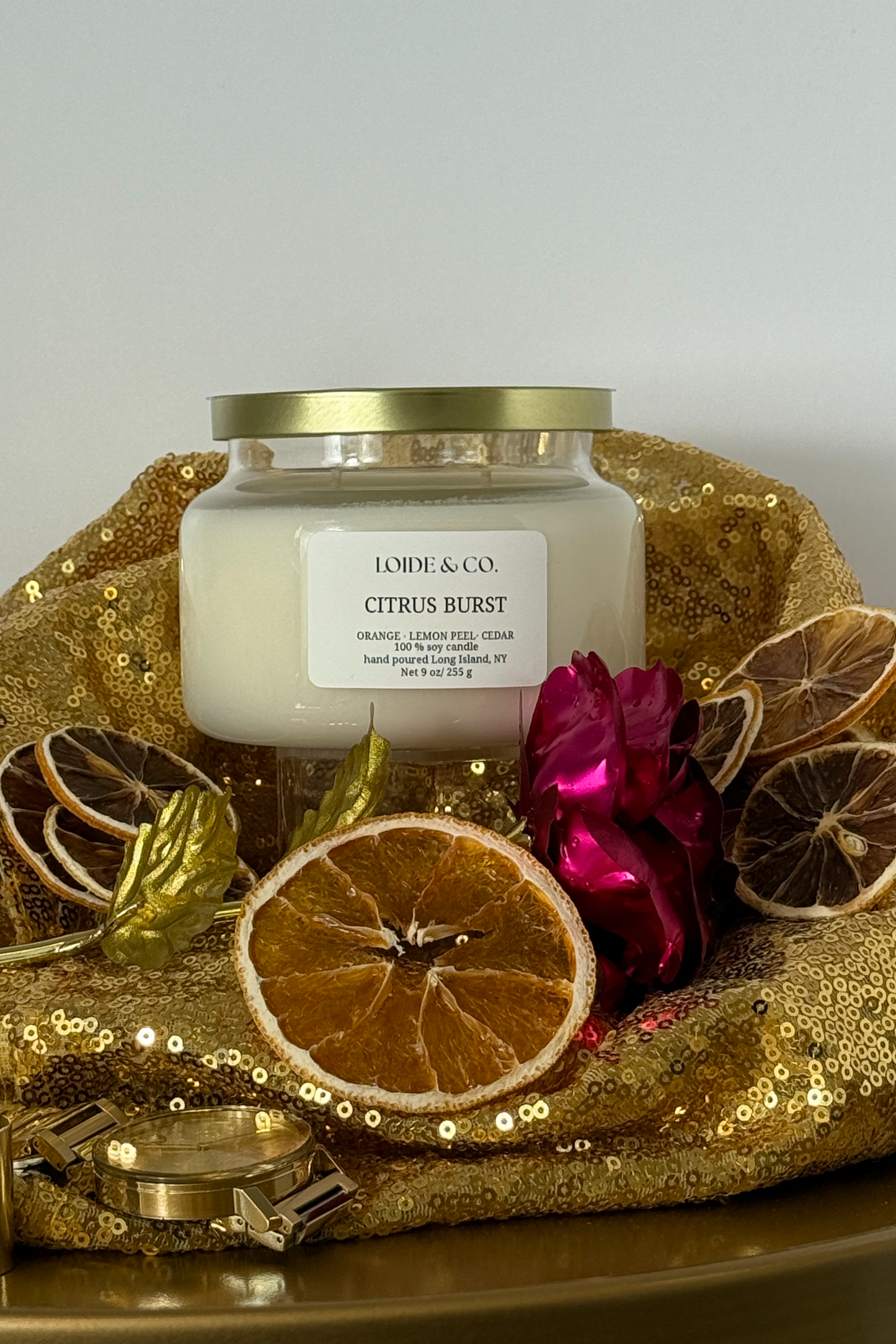 CITRUS BURST CANDLE |9 OZ SOY CANDLE|