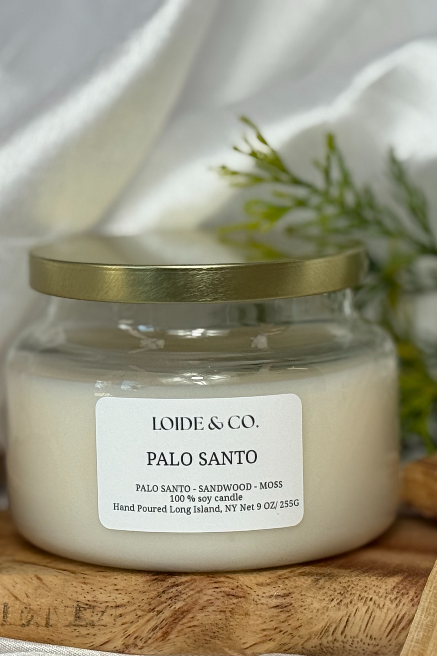 PALO SANTO CANDLE |9 OZ SOY CANDLE|