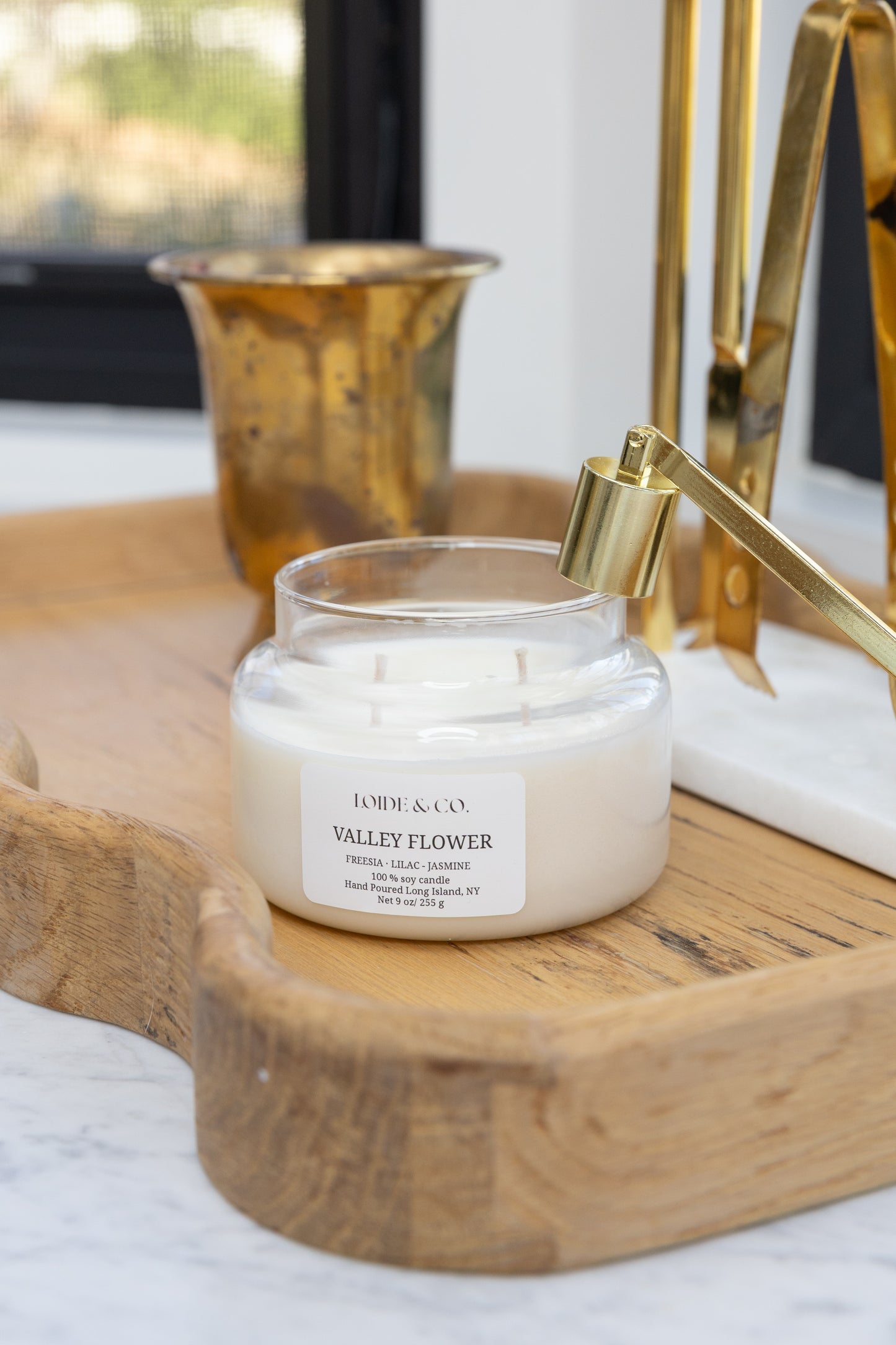 VALLEY FLOWER CANDLE| 9 OZ SOY CANDLE|