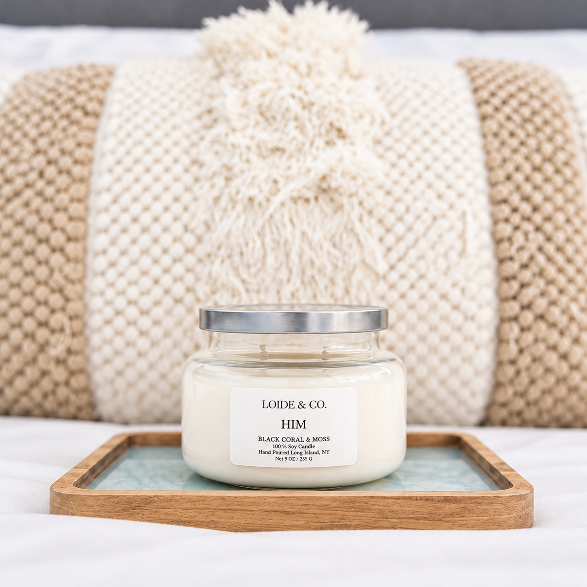 HIM CANDLE |9 OZ SOY CANDLE|