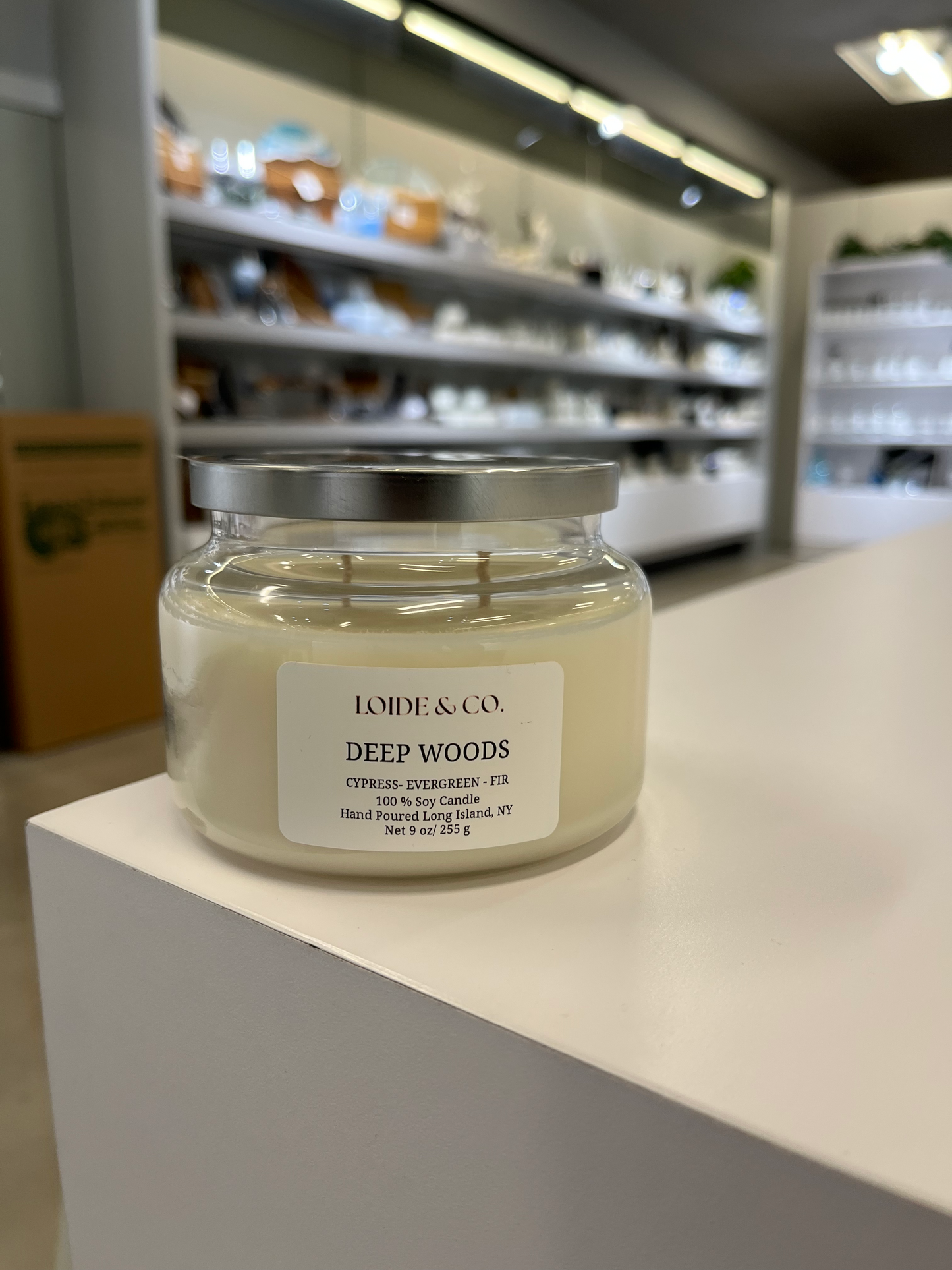 DEEP WOODS CANDLE |9 OZ SOY CANDLE|