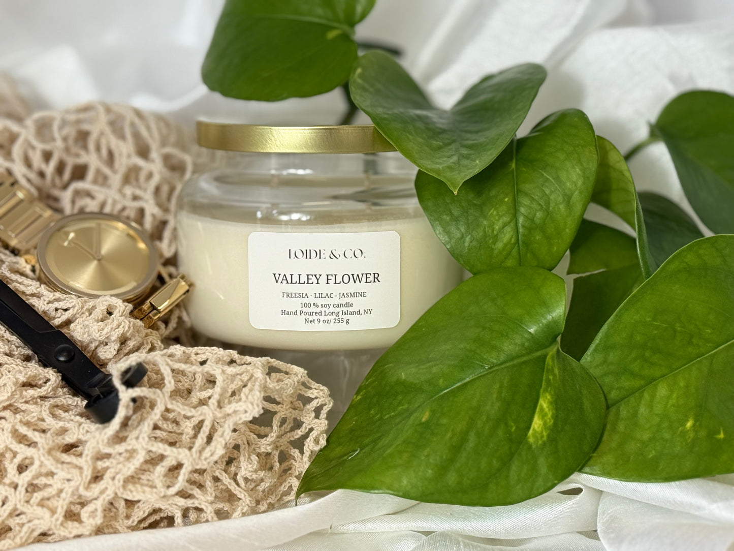 VALLEY FLOWER CANDLE |9 OZ SOY CANDLE|