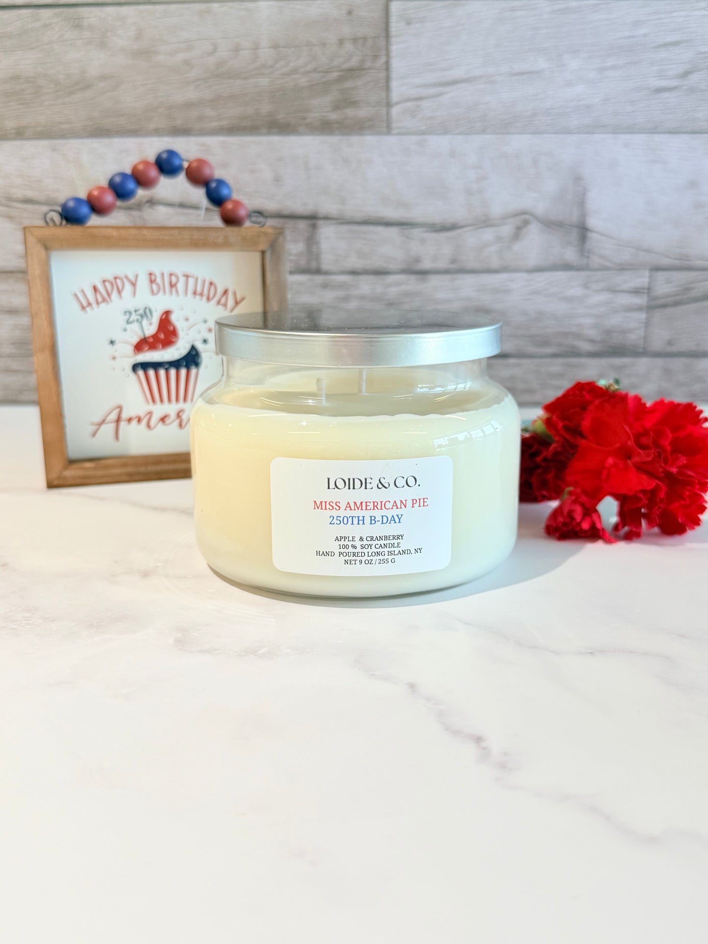 MISS AMERICAN PIE CANDLE |9 OZ SOY CANDLE|