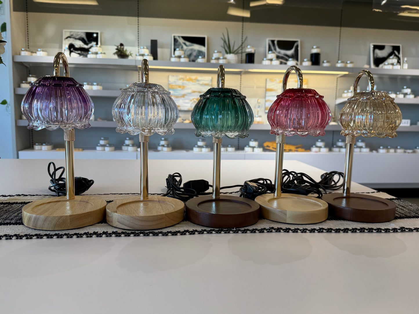 LAMP WARMER CHAMPAGNE