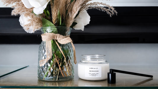 BLUSH SUEDE | 9 OZ SOY CANDLE