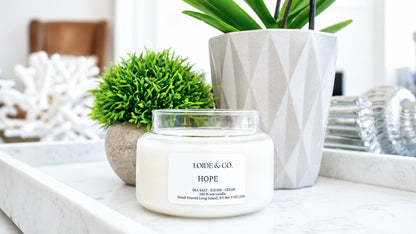 HOPE CANDLE |9 OZ SOY CANDLE|
