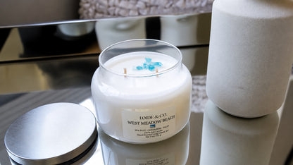 WEST MEADOW BEACH CANDLE |9 OZ SOY CANDLE|