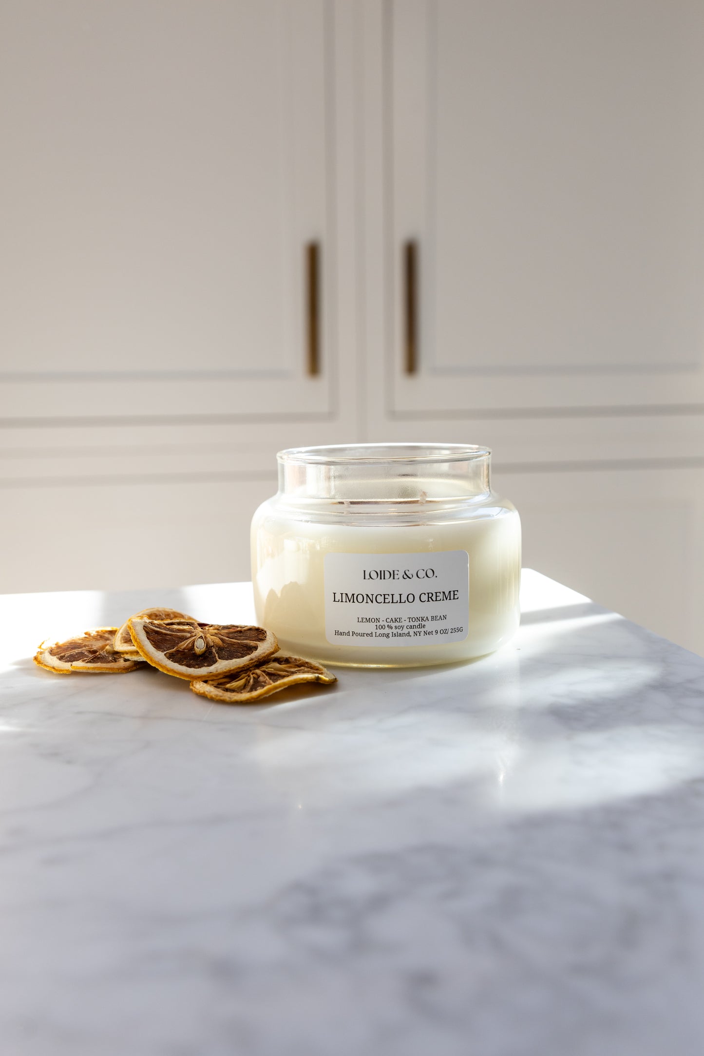 LIMONCELLE CREME CANDLE |9 OZ SOY CANDLE|