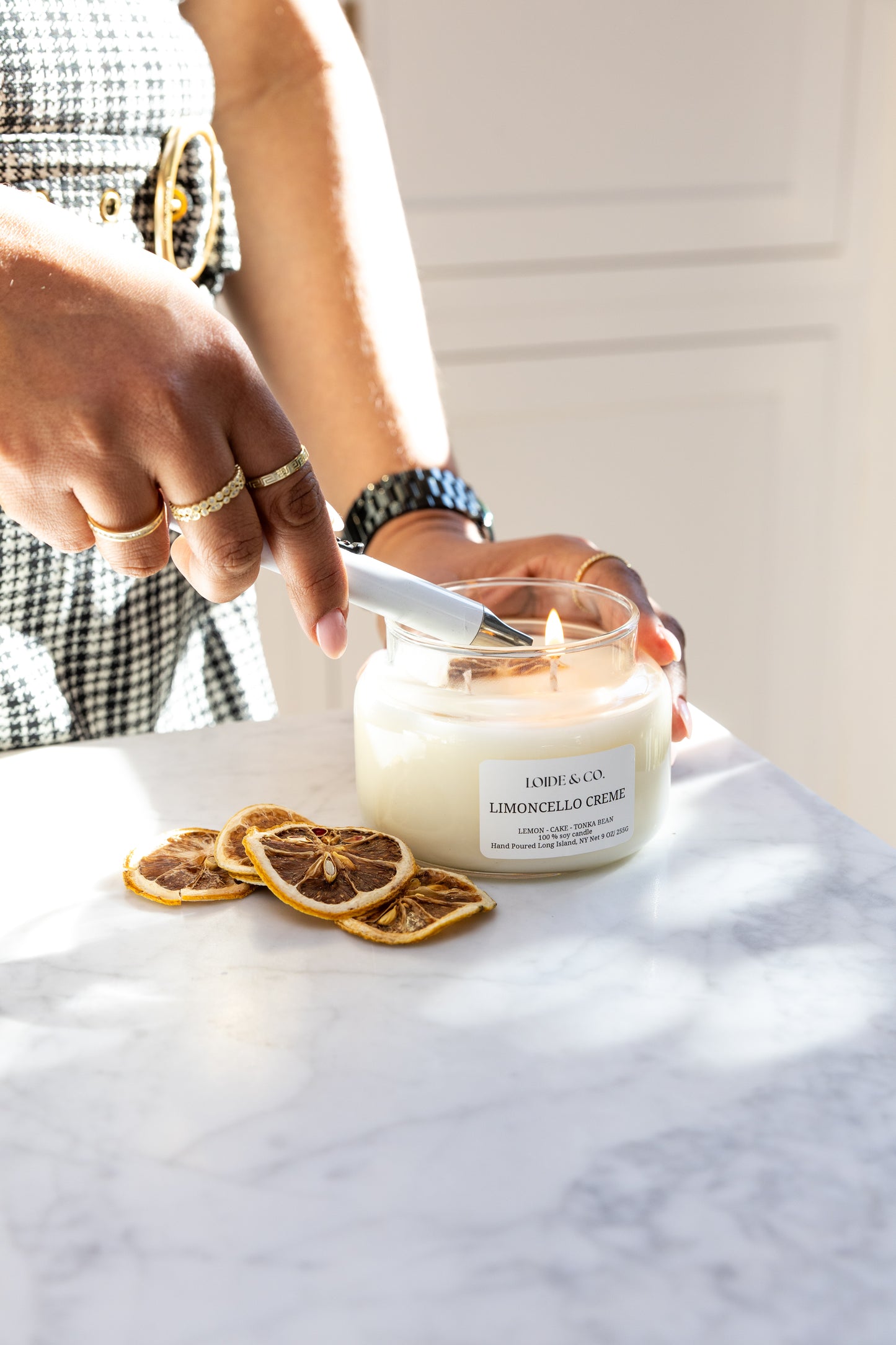 LIMONCELLE CREME CANDLE |9 OZ SOY CANDLE|
