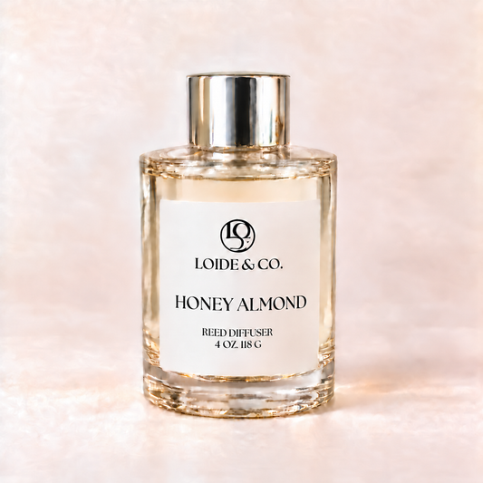 HONEY ALMOND REED DIFFUSER | 4 OZ DIFFUSER|