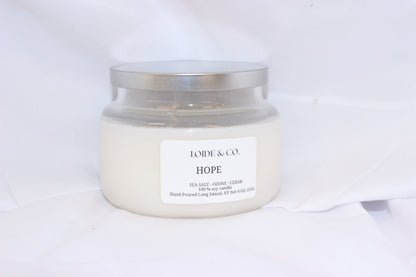 HOPE CANDLE |9 OZ SOY CANDLE|