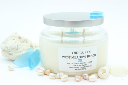 WEST MEADOW BEACH CANDLE |9 OZ SOY CANDLE|