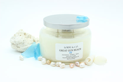 GREAT GUN BEACH CANDLE |9 OZ SOY CANDLE|