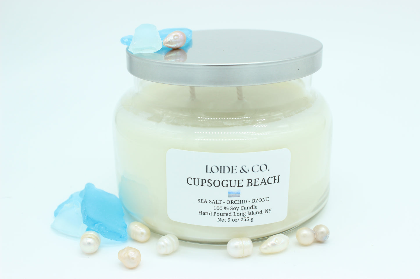 CUPSOGUE BEACH CANDLE |9 OZ SOY CANDLE|
