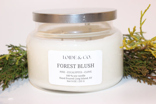 FOREST BLUSH CANDLE |9 OZ SOY CANDLE|