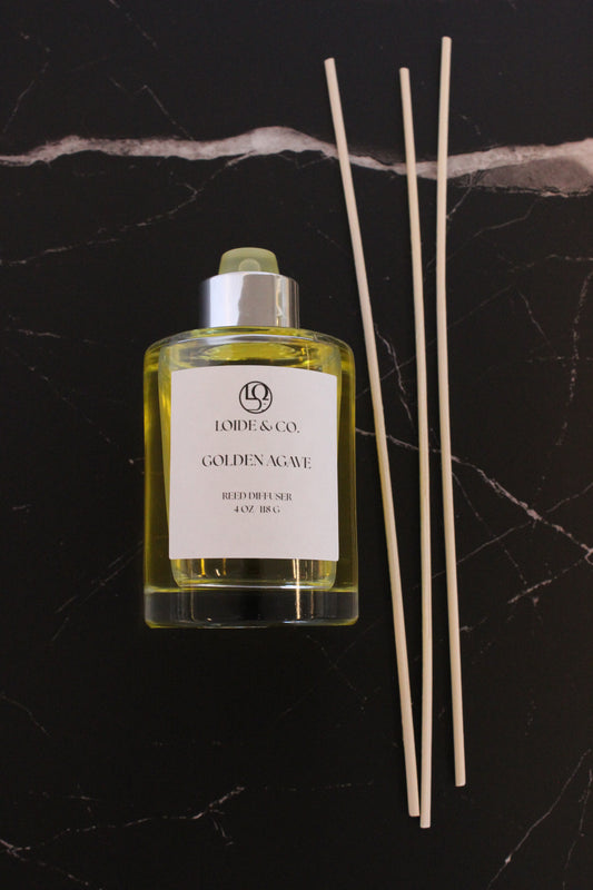 GOLDEN AGAVE REED DIFFUSER | 4 OZ REED DIFFUSER |