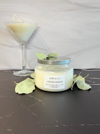 COOLING MARTINI CANDLE |9 OZ SOY CANDLE|