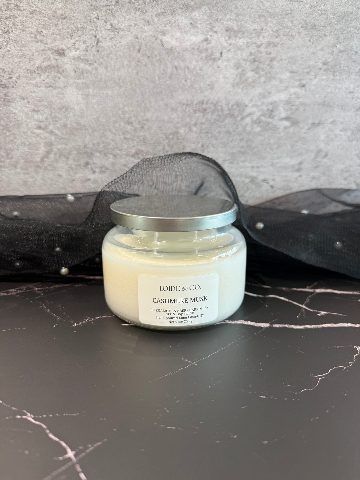CASHMERE MUSK CANDLE |9 OZ SOY CANDLE|