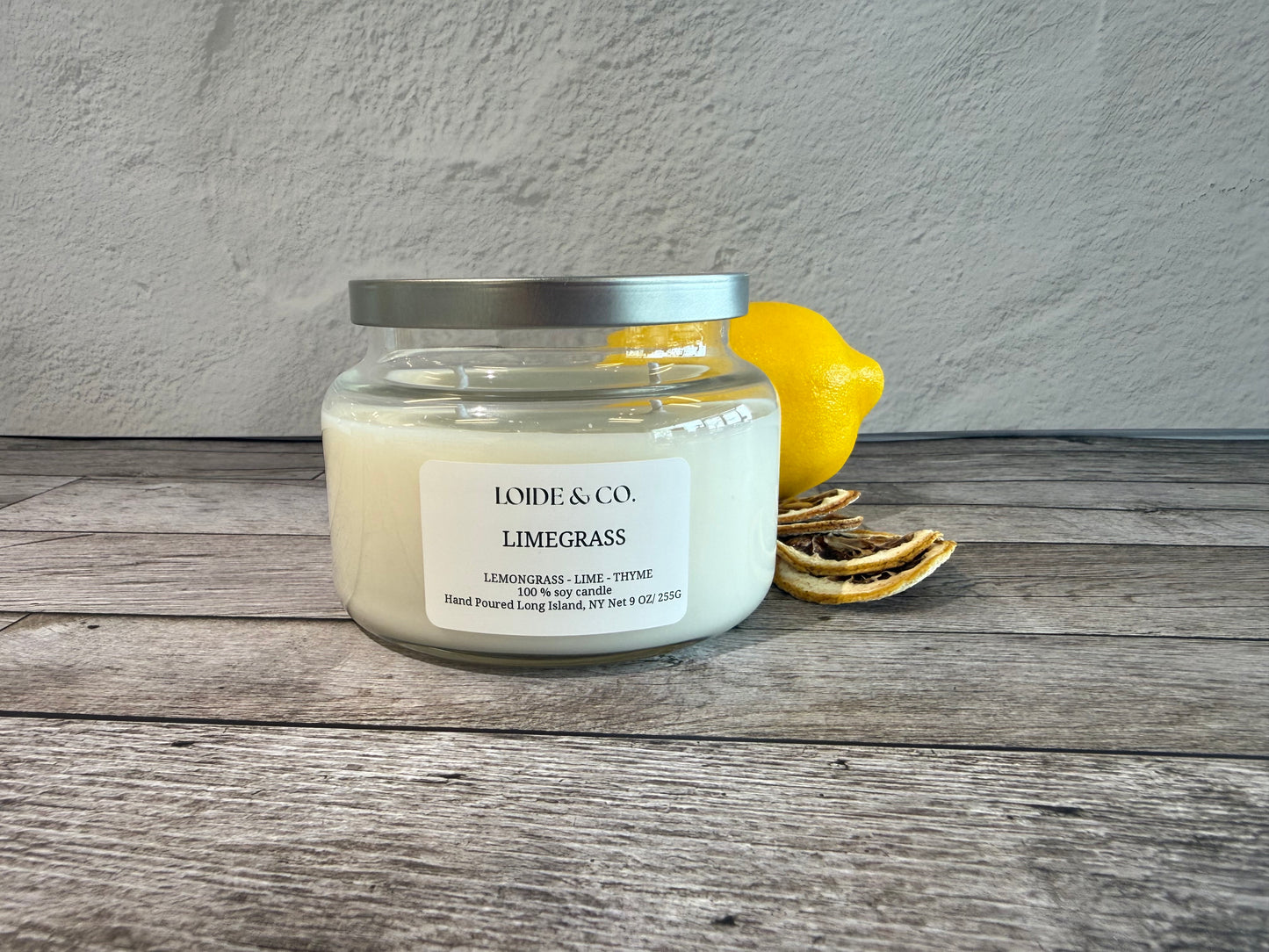 LIMEGRASS CANDLE |9 OZ SOY CANDLE|