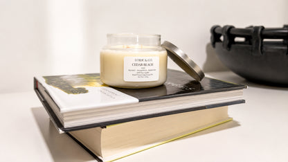 CEDAR BEACH CANDLE |9 OZ SOY CANDLE|
