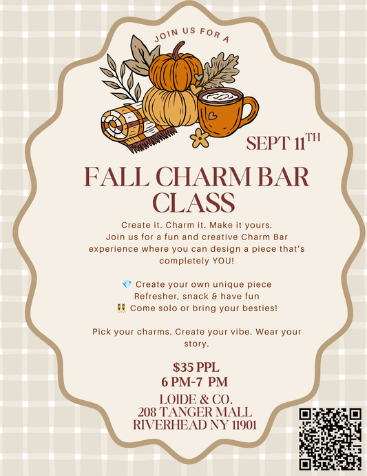 FALL CHARM BAR CLASS