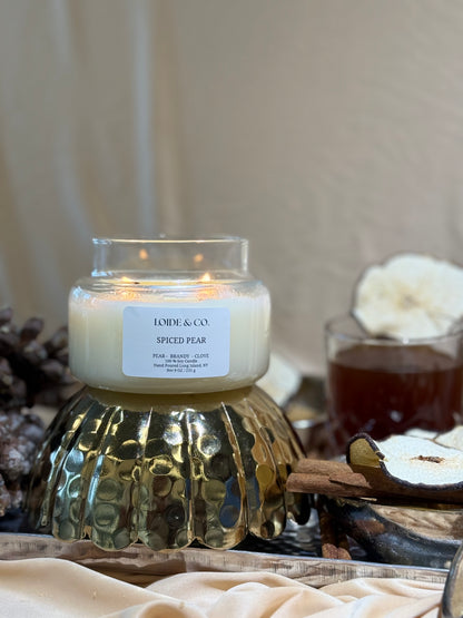 SPICED PEAR CANDLE | 9 OZ SOY CANDLE CANDLE|  FALL COLLECTION