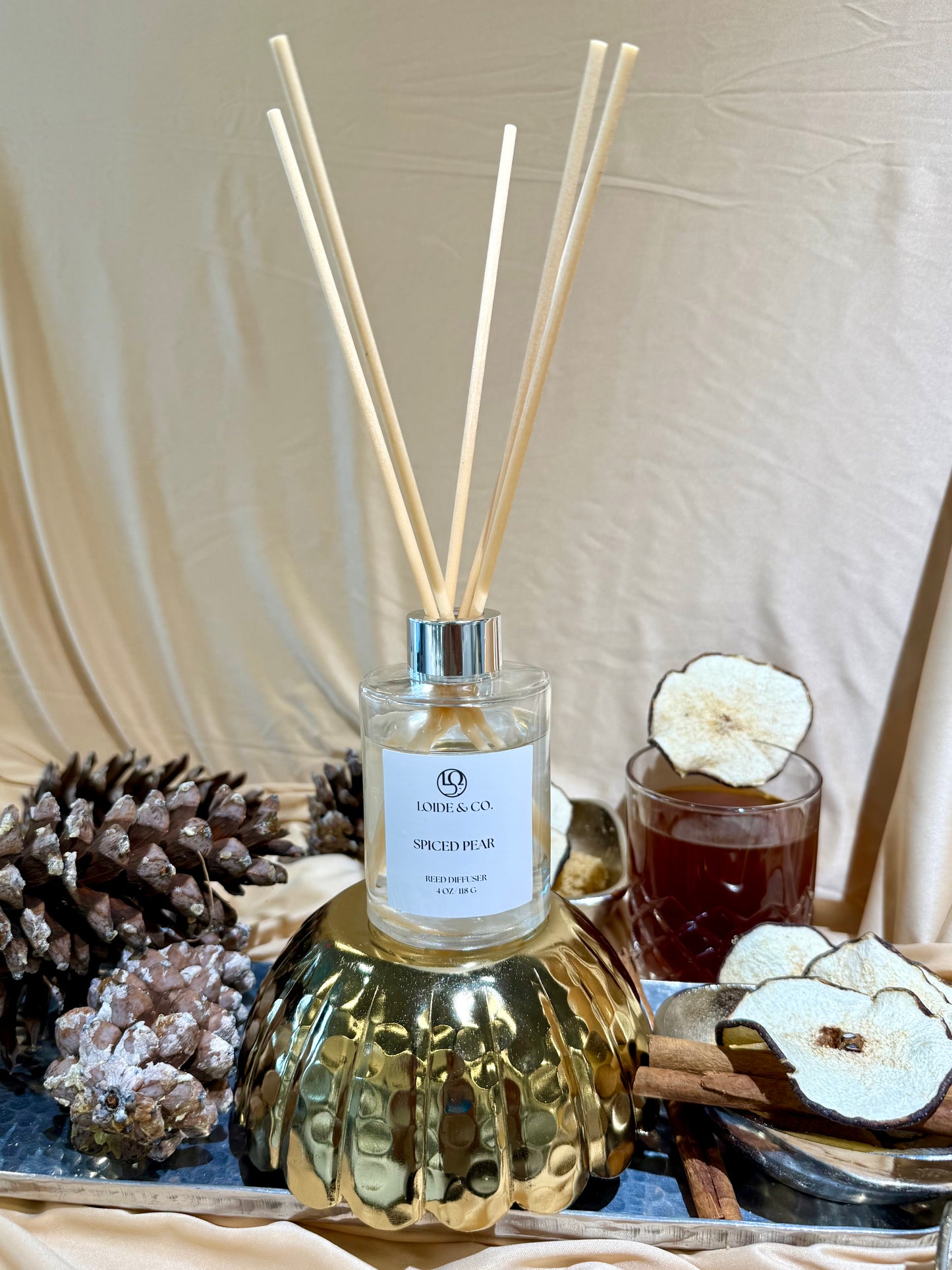 SPICED PEAR REED DIFFUSER  |4 OZ | FALL COLLECTION