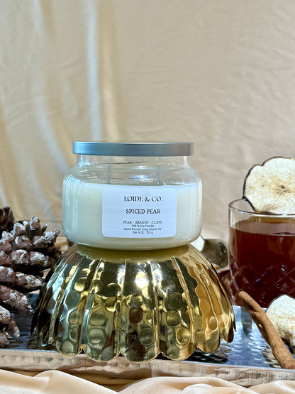 SPICED PEAR CANDLE | 9 OZ SOY CANDLE CANDLE|  FALL COLLECTION