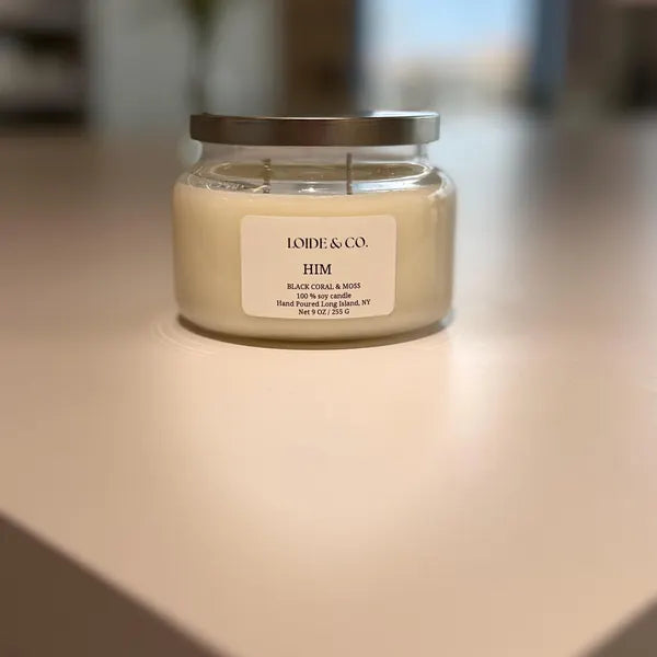 HIM CANDLE |9 OZ SOY CANDLE|
