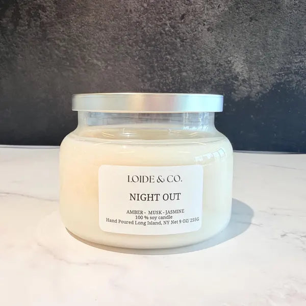 NIGHT OUT CANDLE |9 OZ SOY CANDLE|