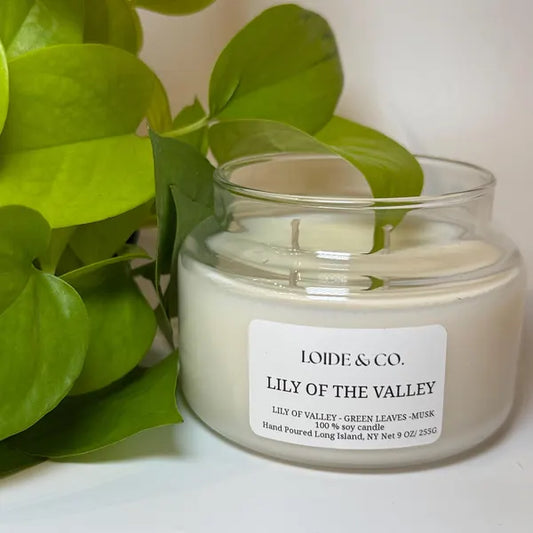 LILY OF THE VALLEY CANDLE |9 OZ SOY CANDLE|
