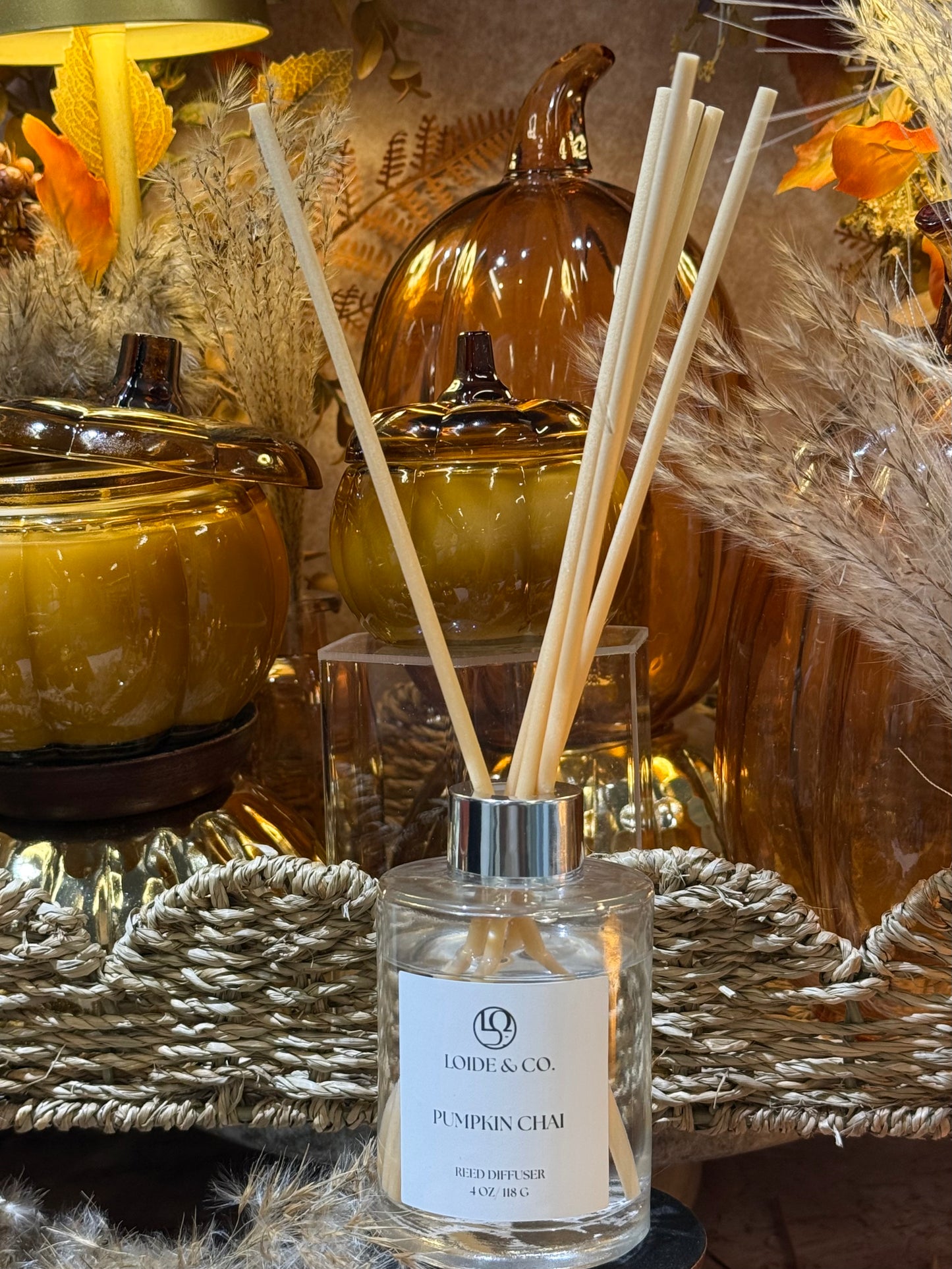 PUMPKIN CHAI REED DIFFUSER| 4 OZ| FALL COLLECTION